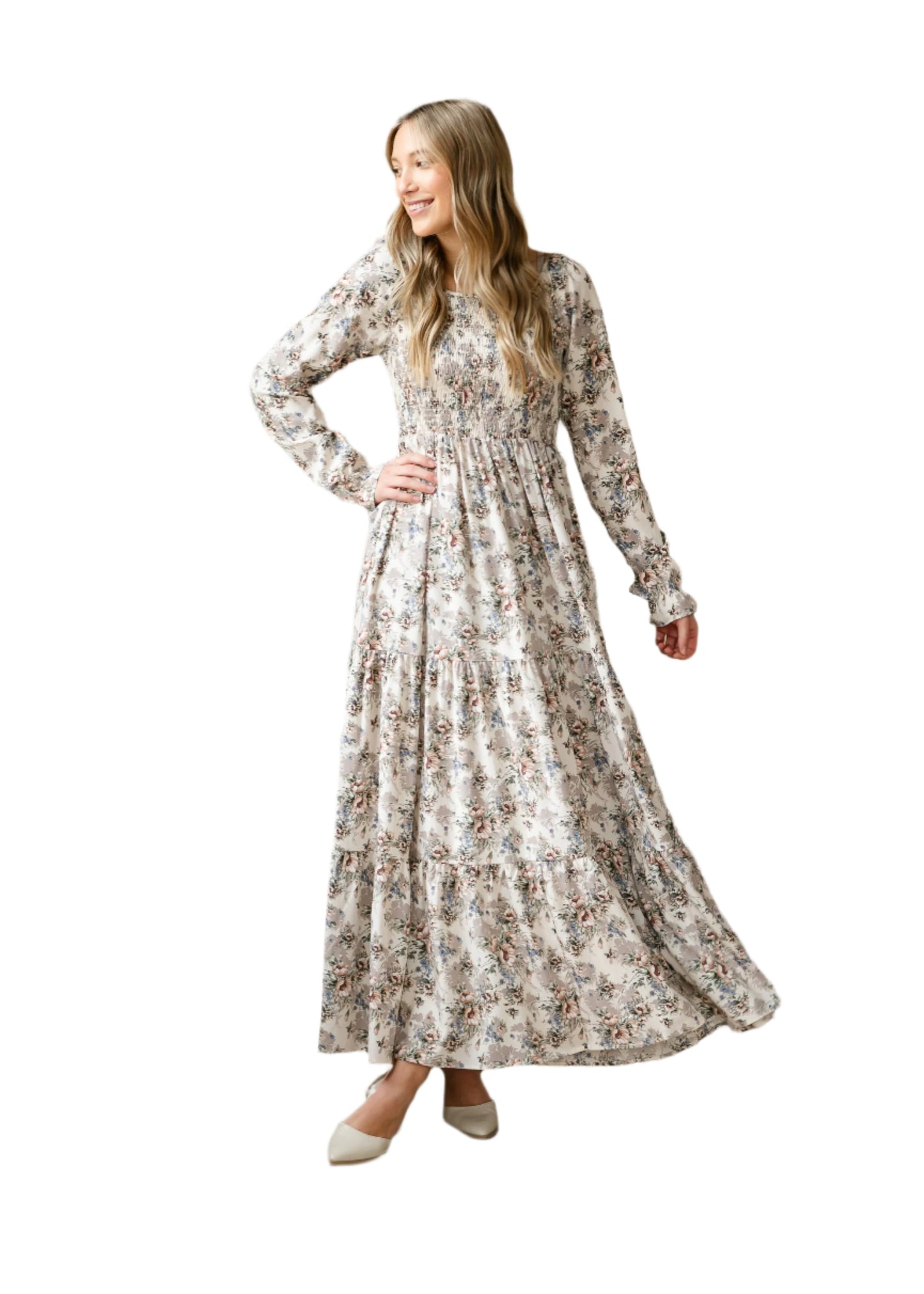 Gia Long Sleeve Maxi Dress
