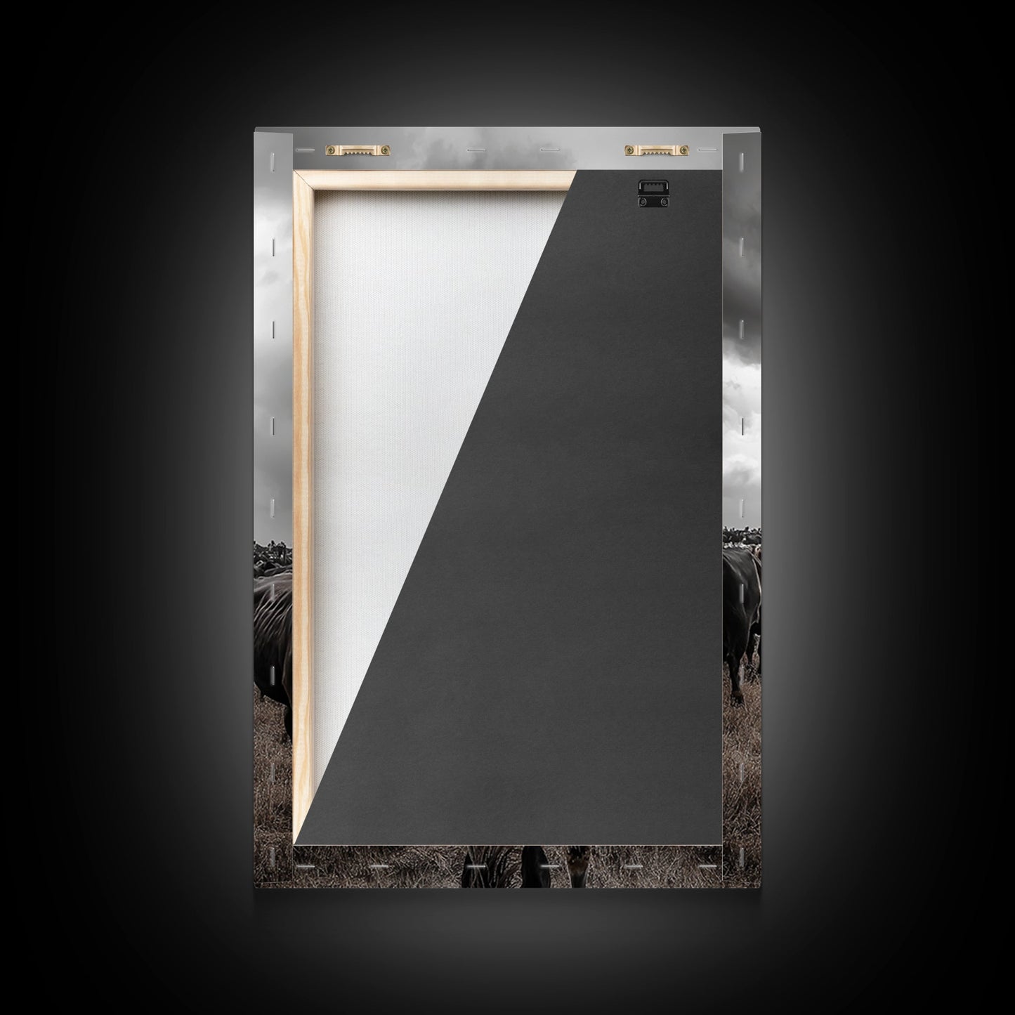 Cowboy, western art, cattle drive, ranch wall decor, framed canvas print, rustic farmhouse art, moody cowboy, country life painting