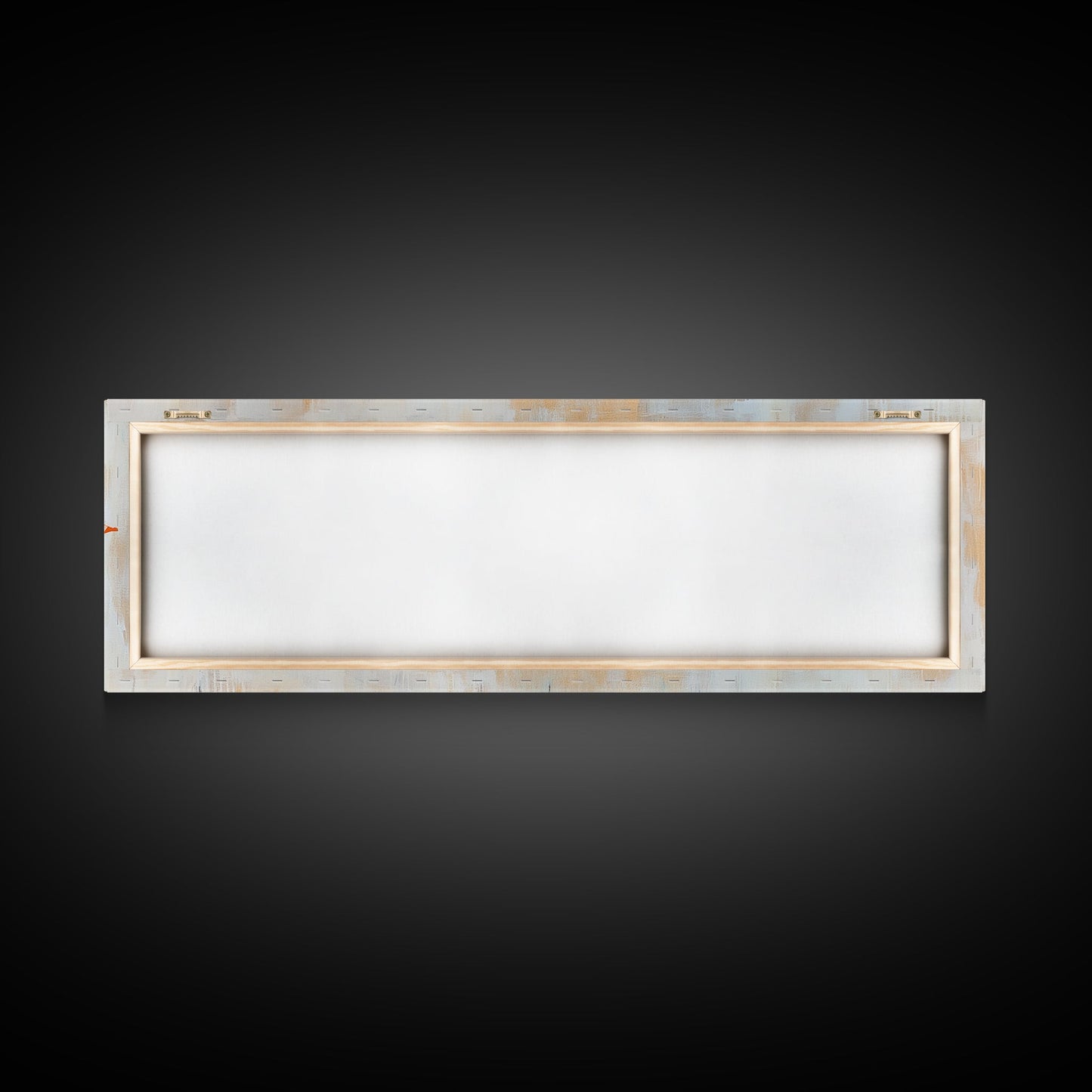 Colorful feather, native art, southwestern decor, rustic wall art, boho art, framed canvas print, extra wide art, tribal painting