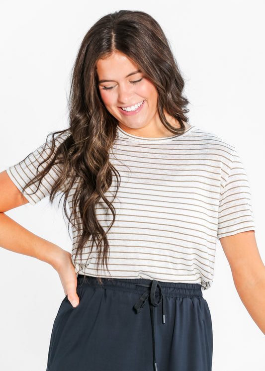 Essential Linen Short Sleeve Tee