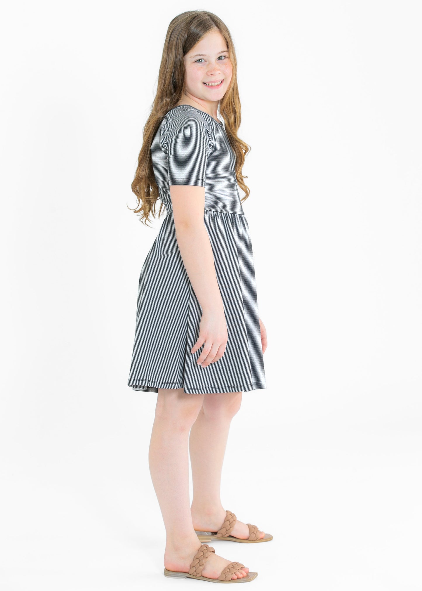 Girl's Saylor Skater Midi Dress