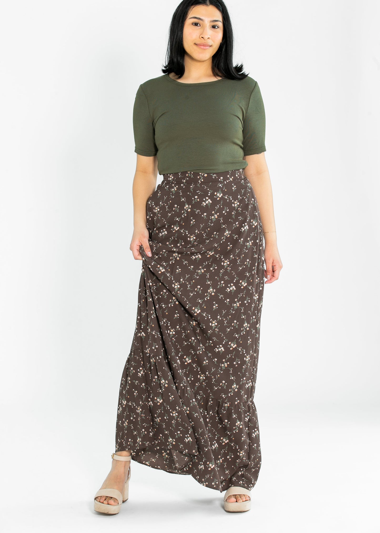 Havyn Lined Maxi Skirt