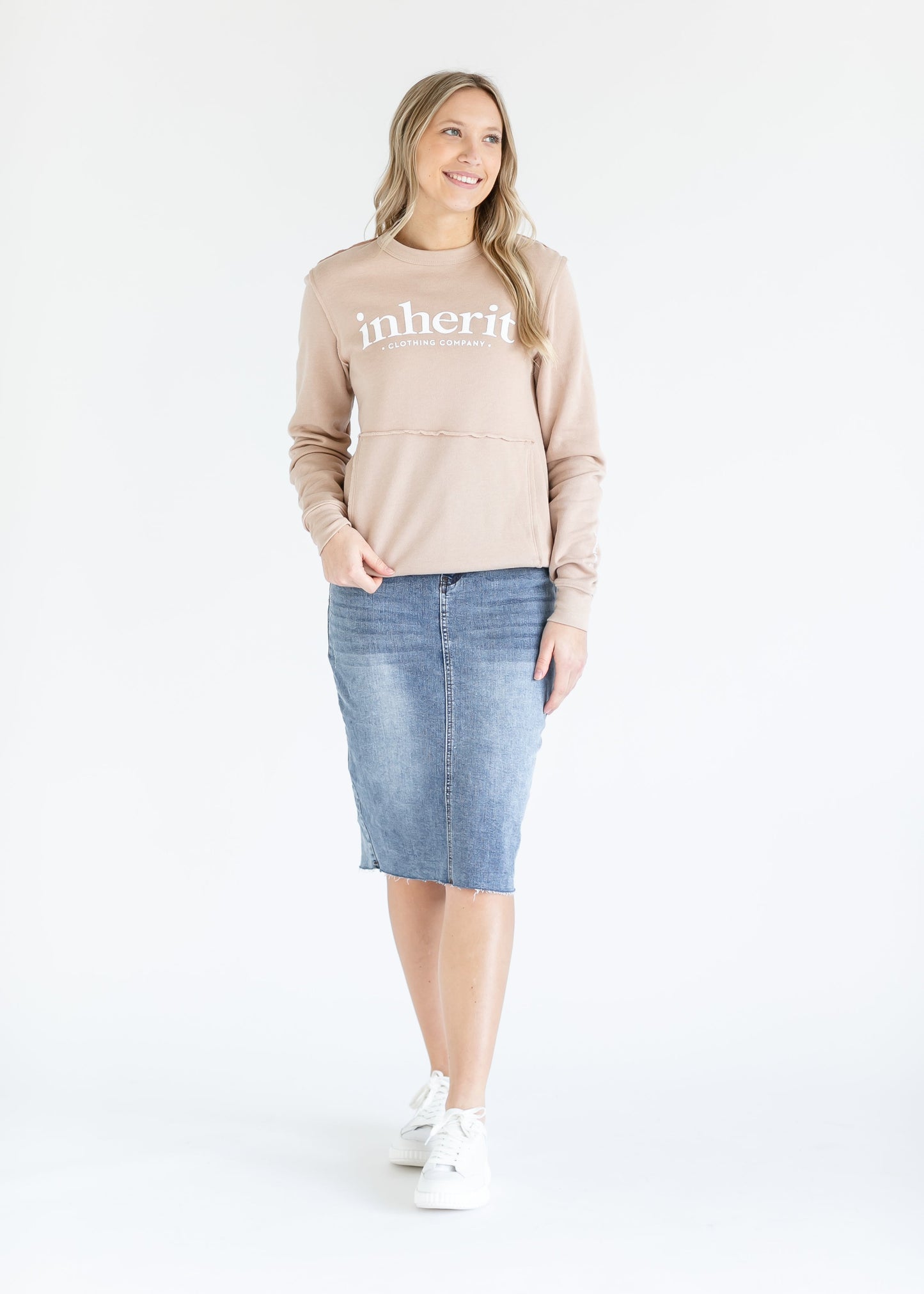 Inherit Raw Edge Crewneck Sweatshirt