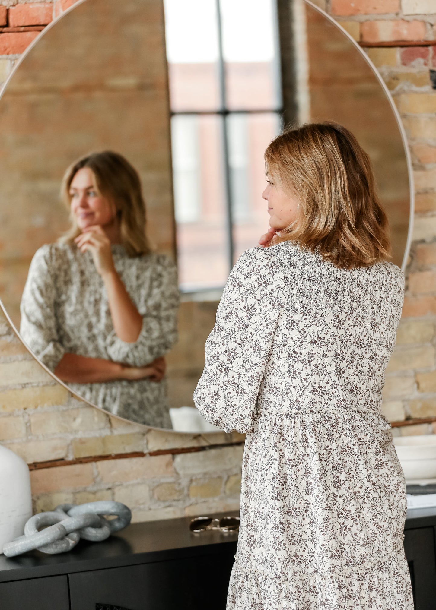 Isla 3/4 Sleeve Midi Dress