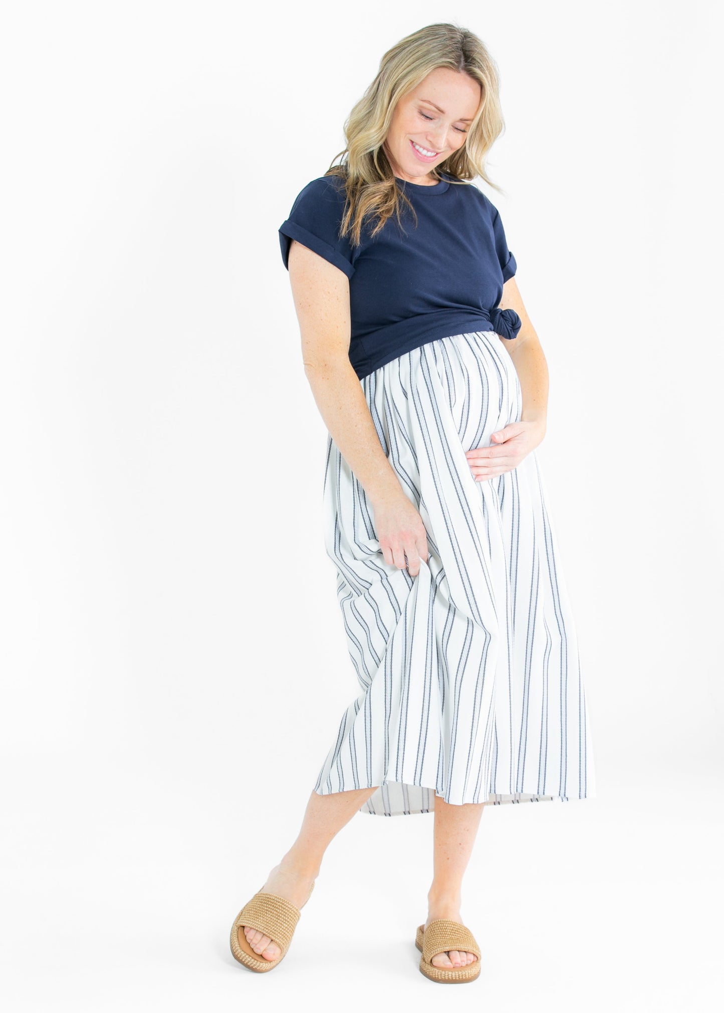 Laken Striped Midi Dress - FINAL SALE