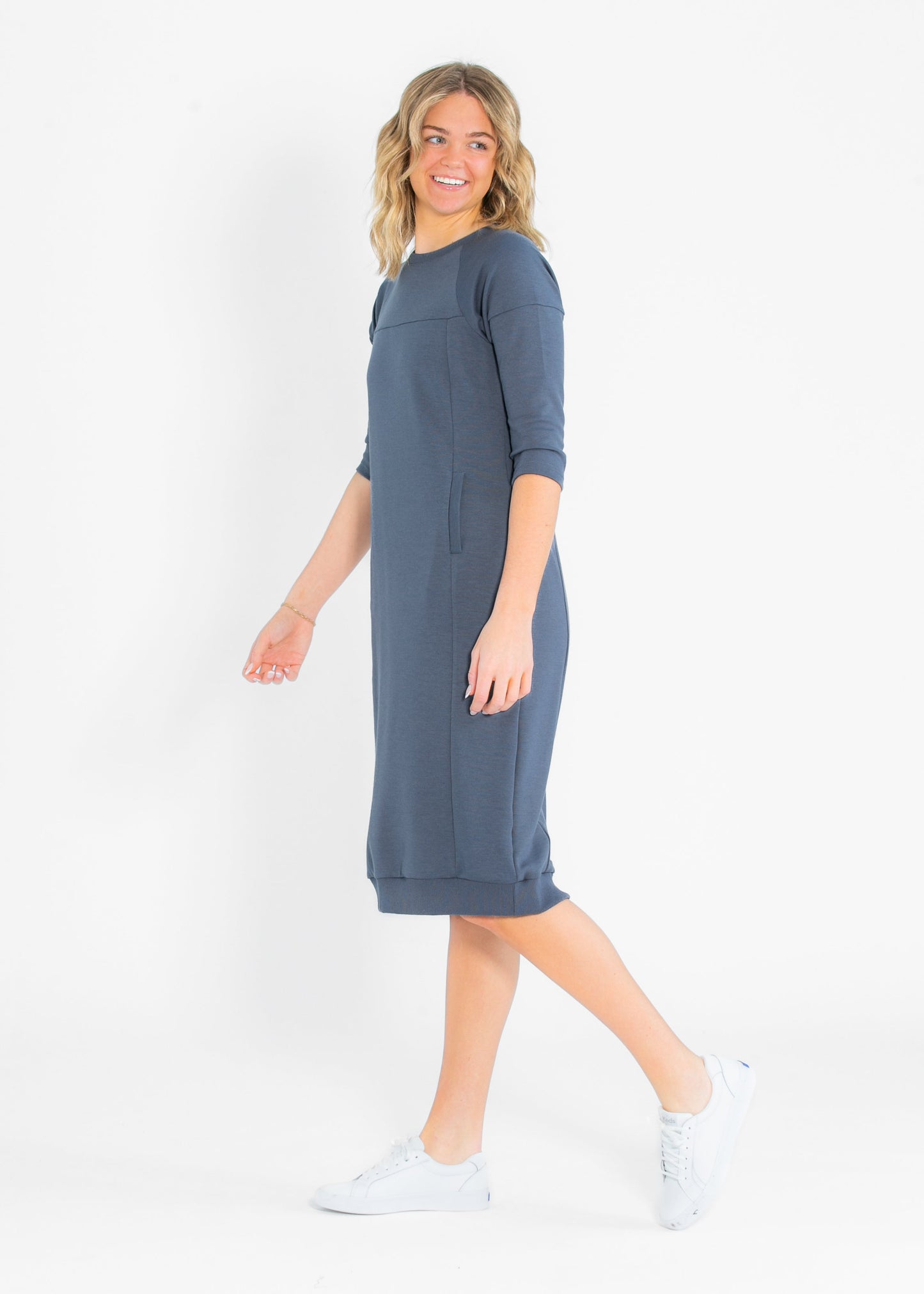 Liv Sweatshirt Midi Dress - FINAL SALE