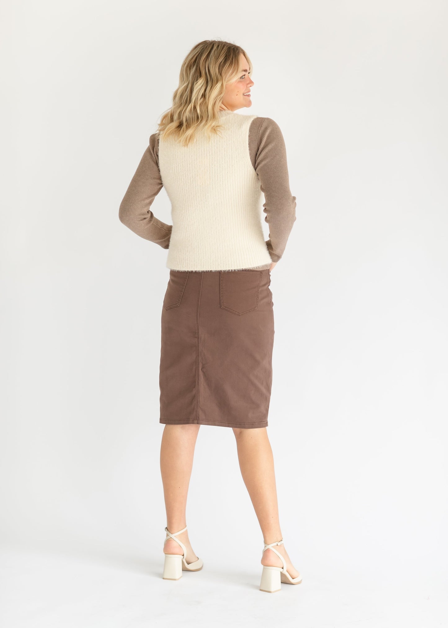 Remi Denim Midi Skirt