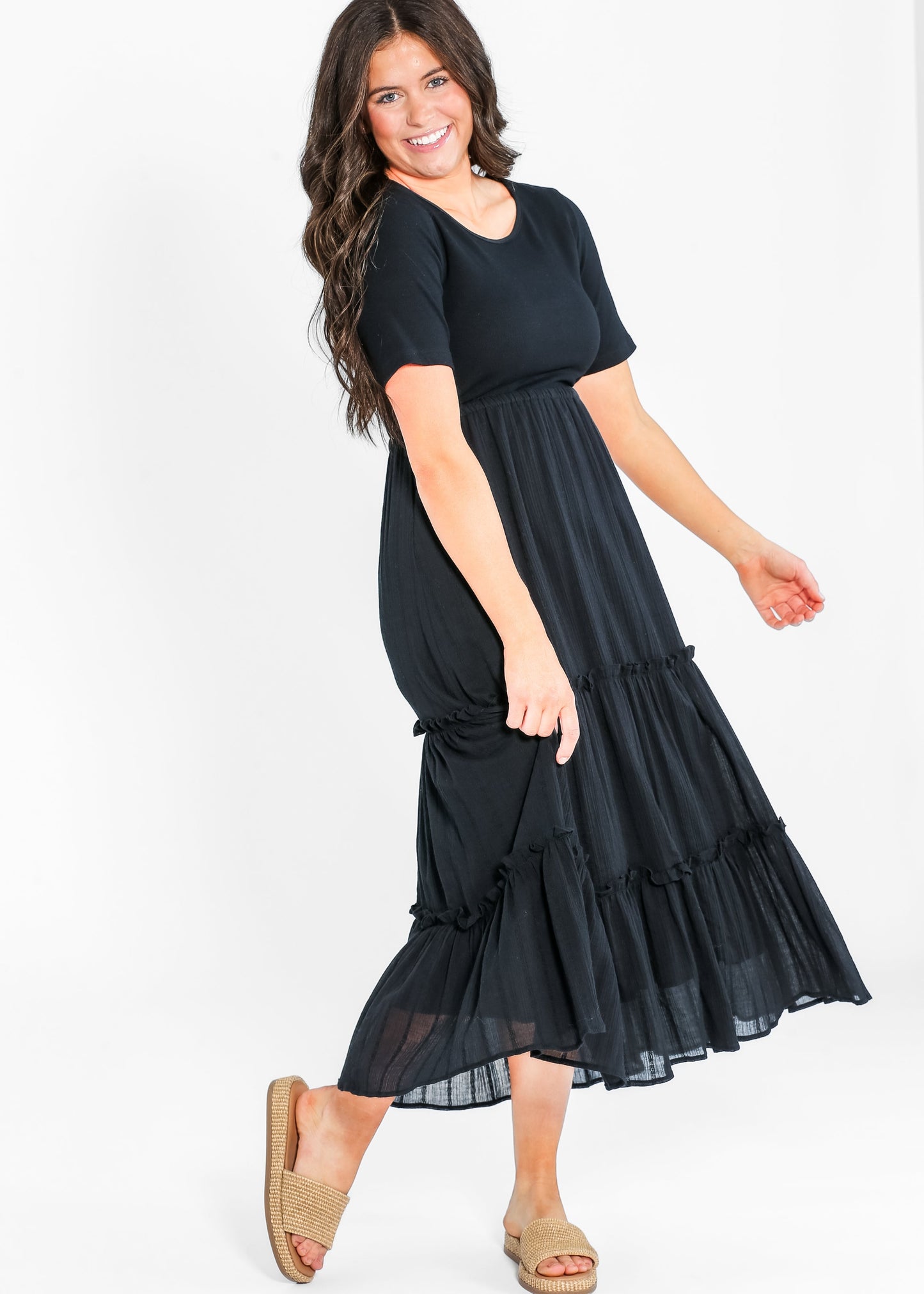 Serena Eyelet Maxi Dress