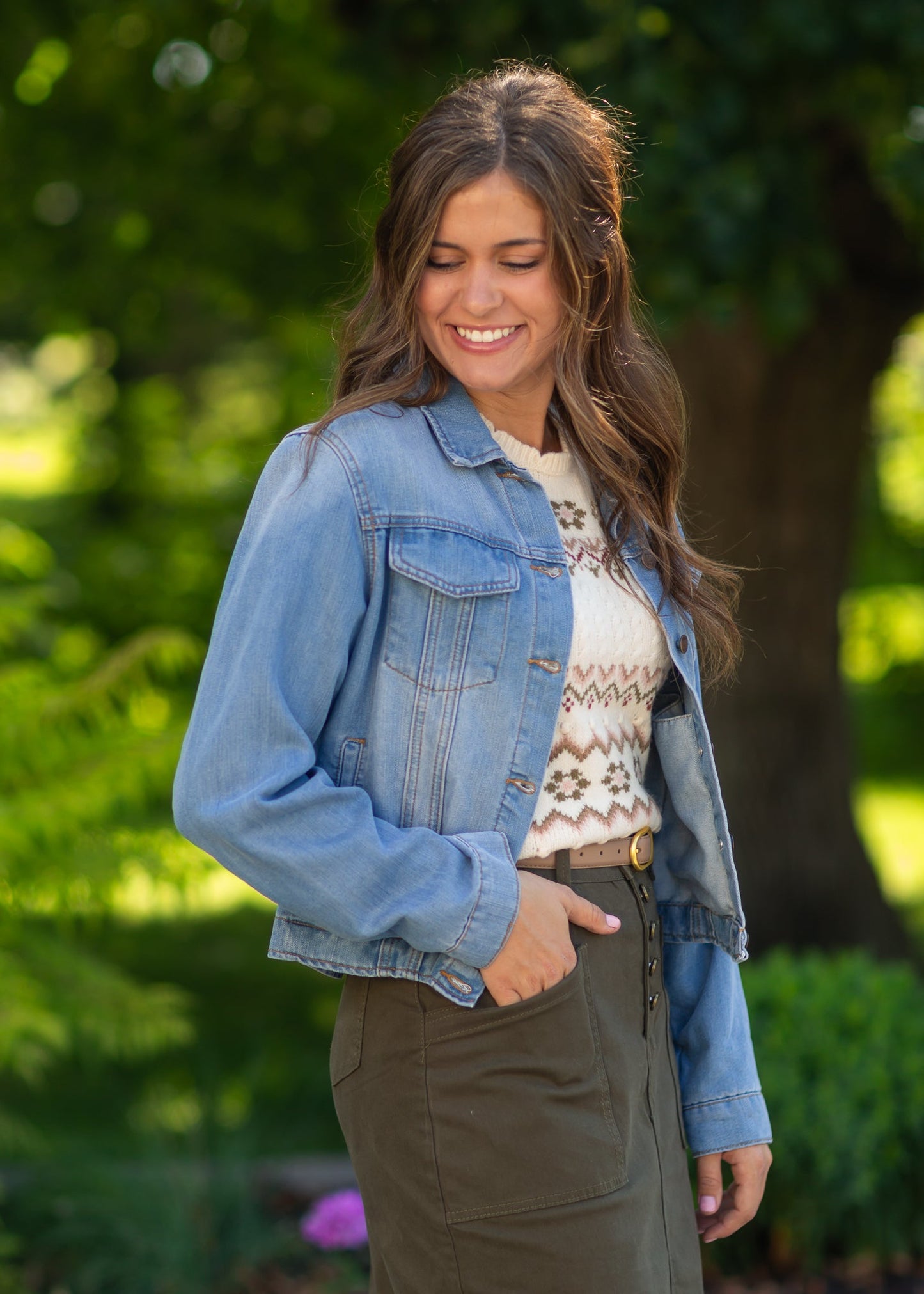 Shea Lightweight Denim Jacket